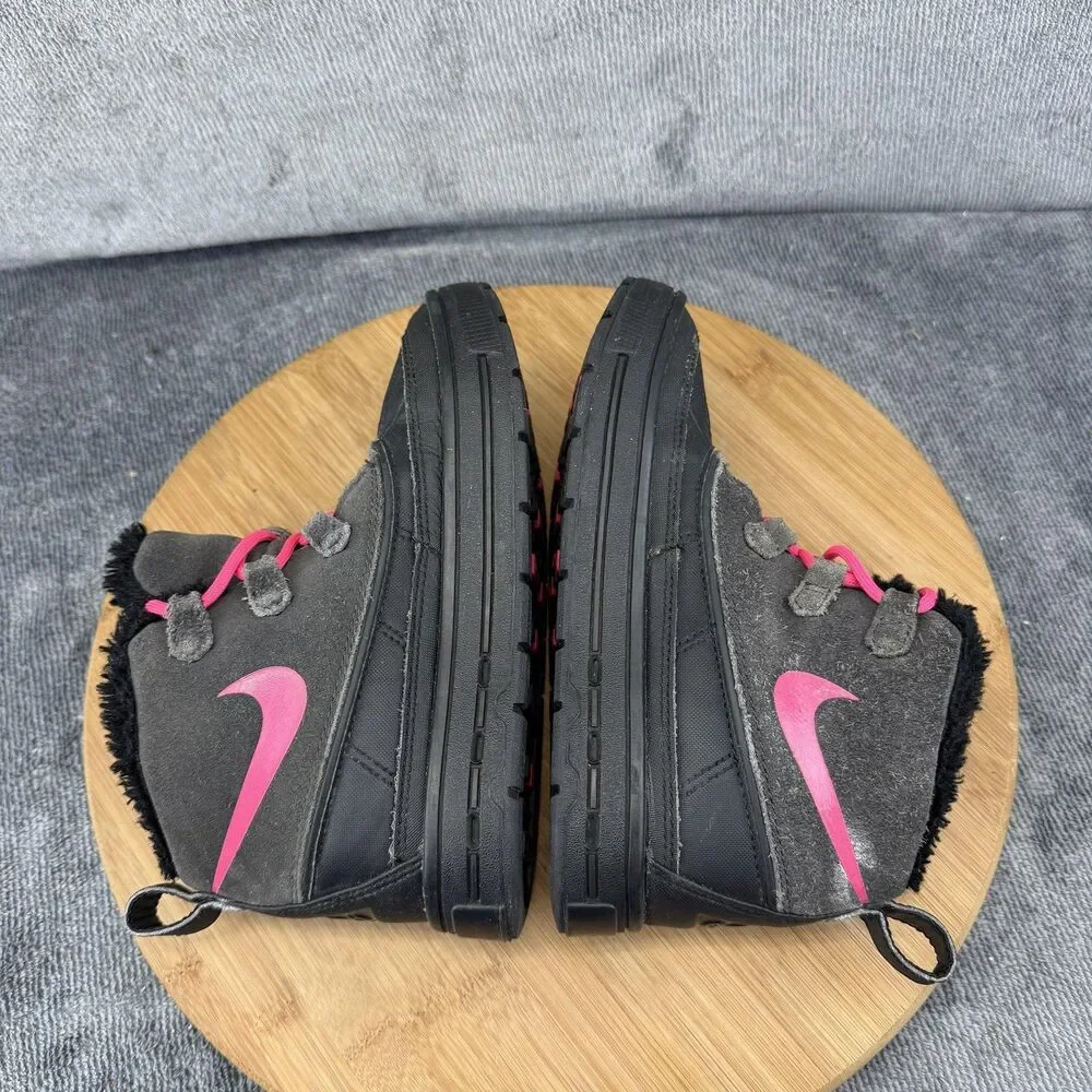 Nike ACG Shoes Boys Size 1 Black Snow Boot Lined Insulated Winter 859426-001